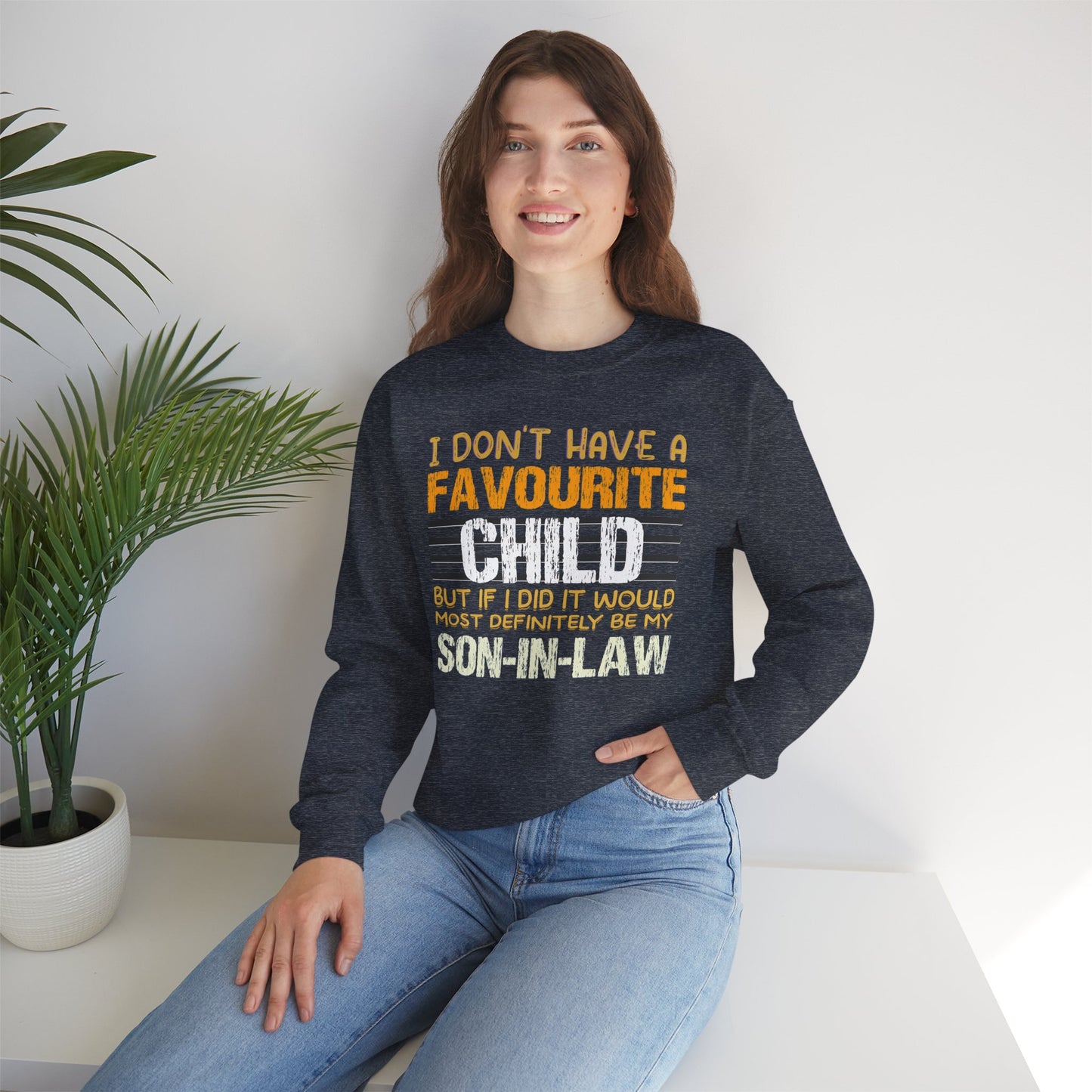 Favourite Child - Son-In-Law | Unisex Heavy Blend™ Crewneck Sweatshirt