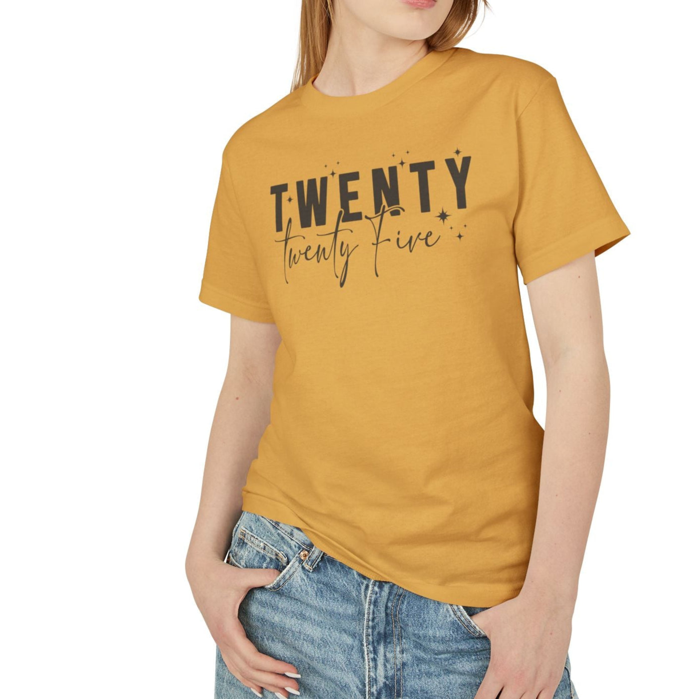 Twenty Twenty-Five - Unisex Garment-Dyed Heavyweight New Year's 2025 Cotton Tee