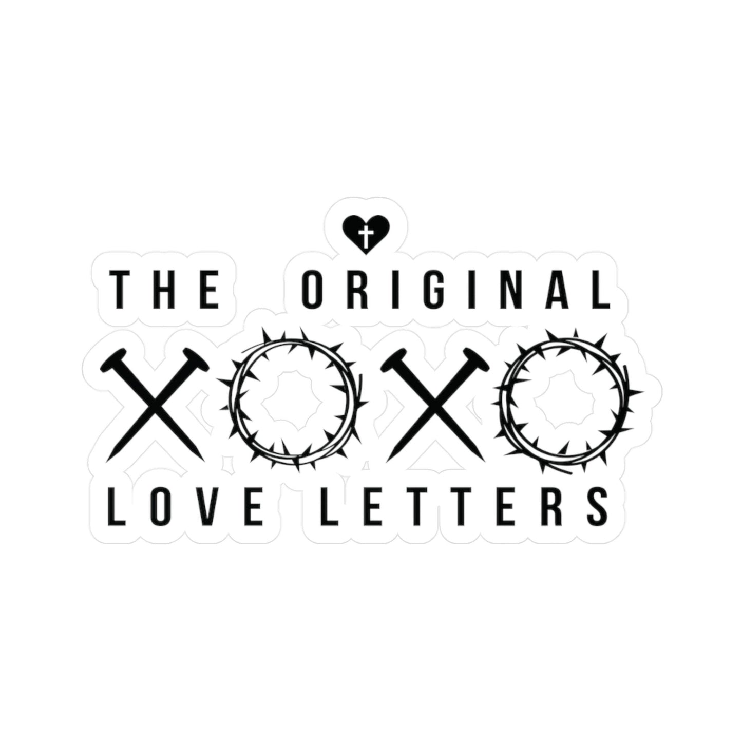 The Original Love Letters - Kiss-Cut Premium Vinyl Decals – Water-Resistant, Removable Adhesive, Durable