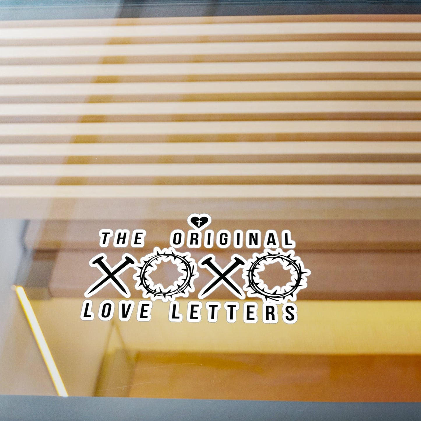 The Original Love Letters - Kiss-Cut Premium Vinyl Decals – Water-Resistant, Removable Adhesive, Durable