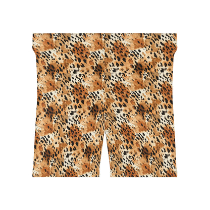 Leopard Print Women's Sleep Shorts