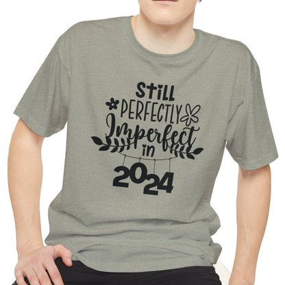 Still Perfectly Imperfect in 2024 -  Unisex Long Body Urban Street Tee - New Year T-shirt