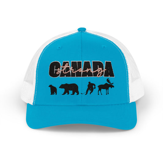Canada Strong | Snapback Trucker Cap - Black