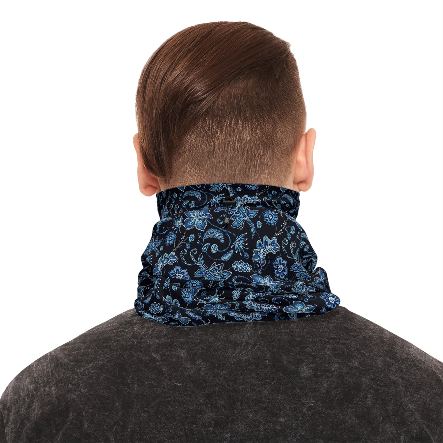 Western Embroidery-Inspired Floral Neck Gaiter – Stylish Warmth for Every Season