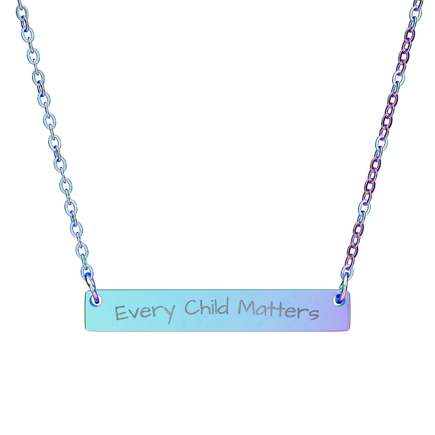 Personalized & Engraved | Horizontal Bar Necklace