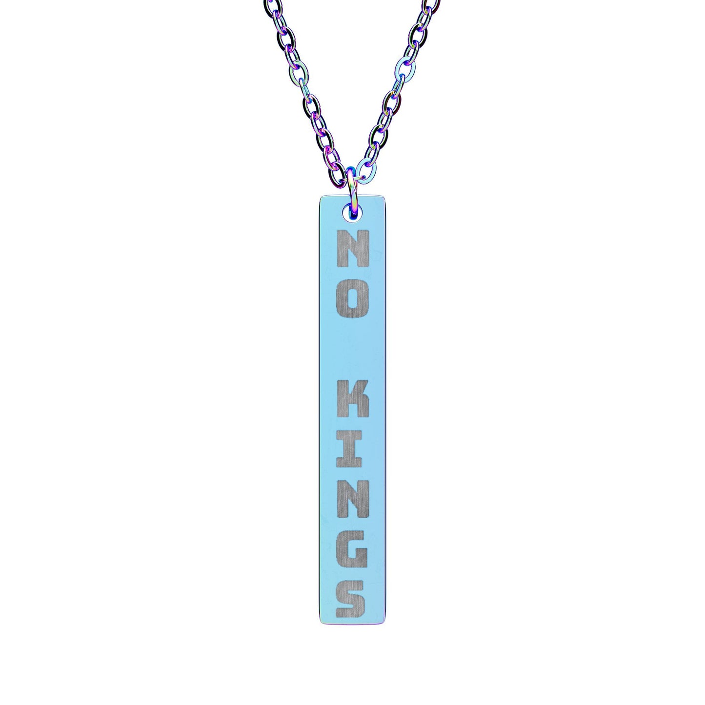 Personalized & Engraved Vertical Bar Necklace