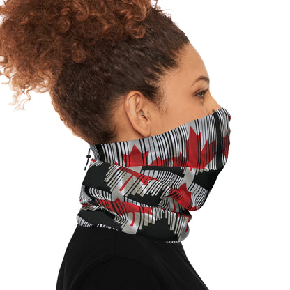 Peeking Canadian Flag Neck Gaiter – Bold Style for Any Season