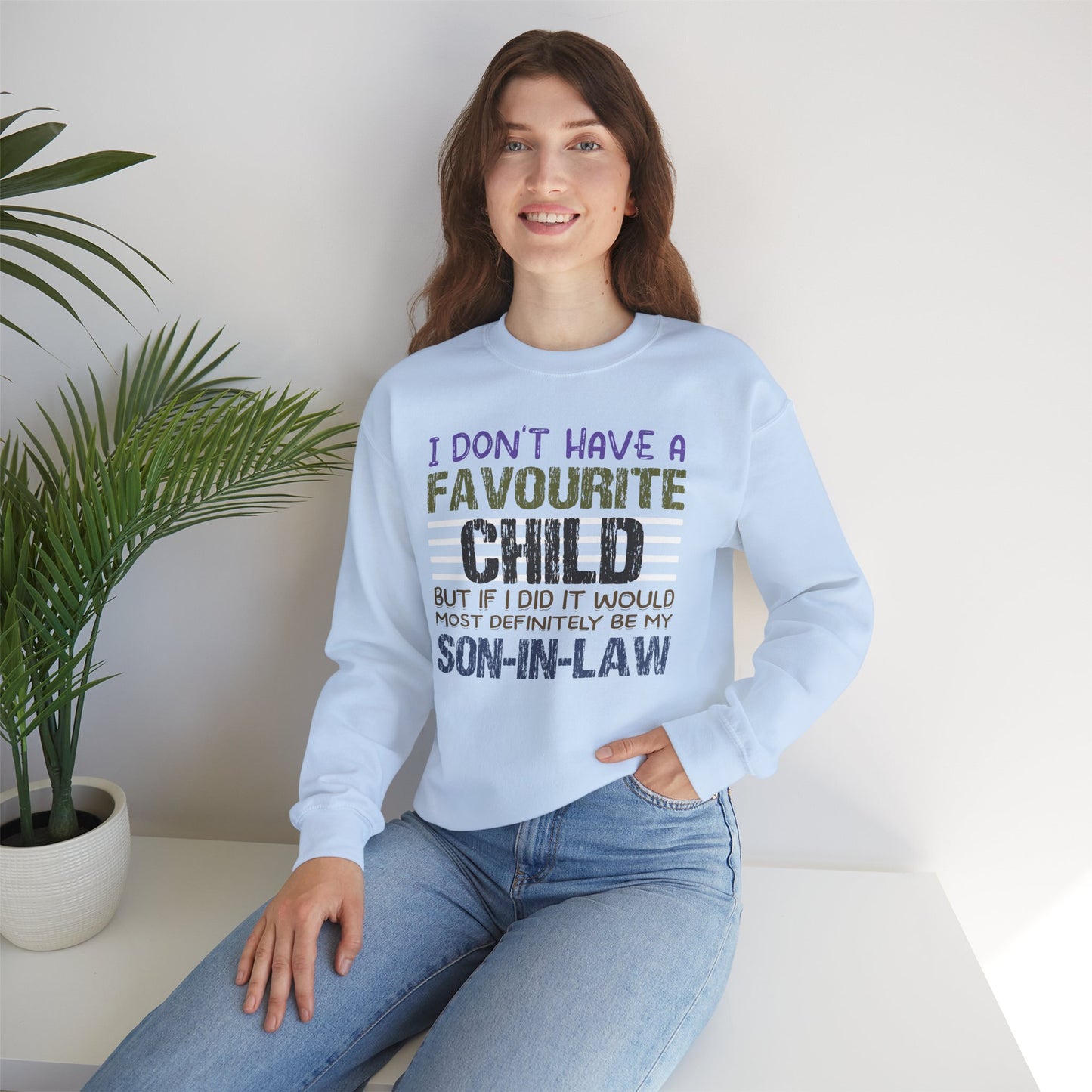 Favourite Child - Son-In-Law | Unisex Heavy Blend™ Crewneck Sweatshirt