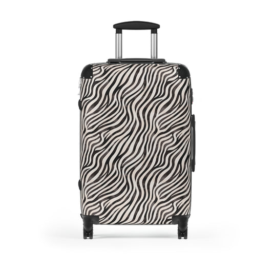 Zebra Print Suitcases Available in 3 Sizes (Small, Medium, & Large)