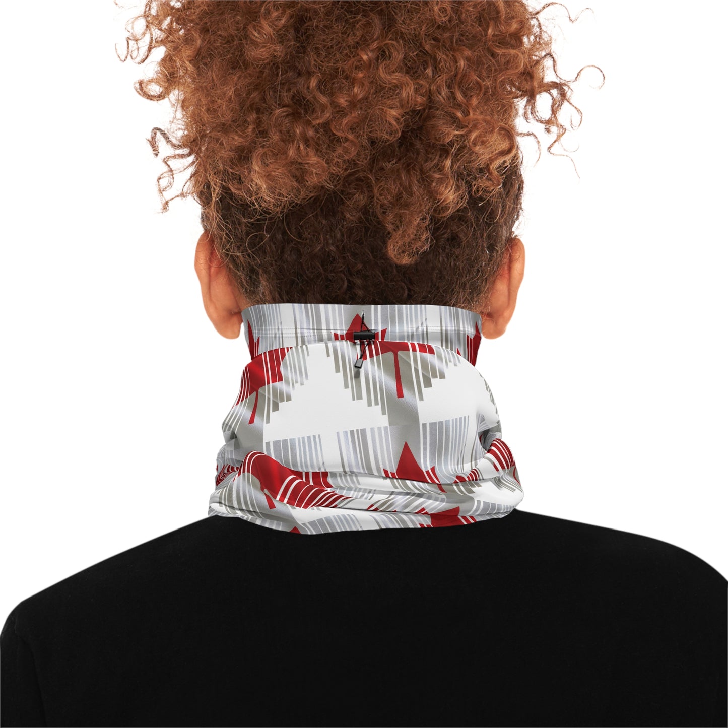 Peeking Canadian Flag Neck Gaiter – Bold Style for Any Season