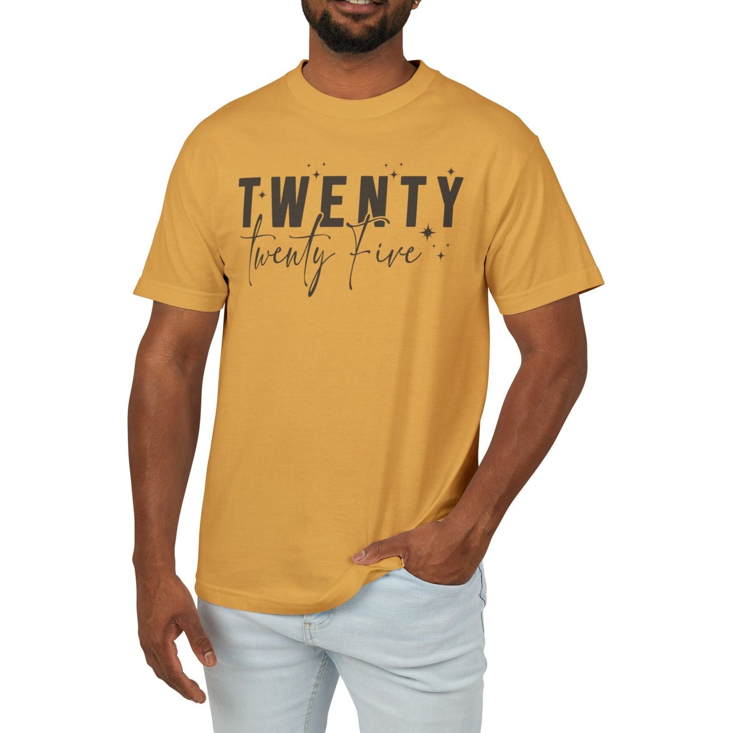 Twenty Twenty-Five - Unisex Garment-Dyed Heavyweight New Year's 2025 Cotton Tee