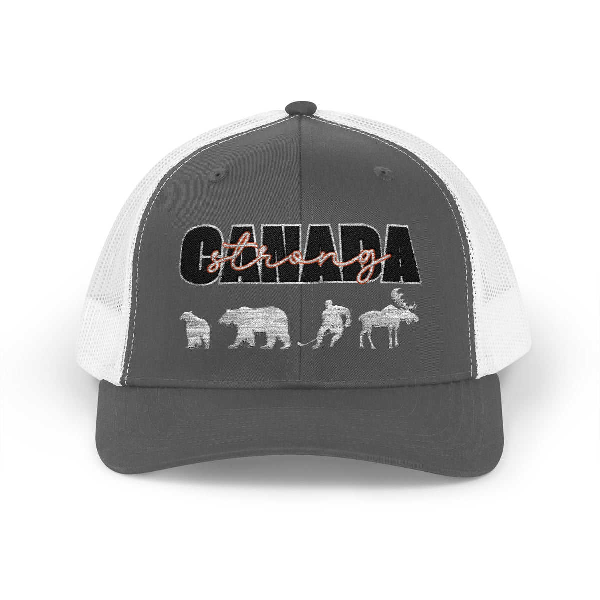Canada Strong | Snapback Trucker Cap - White