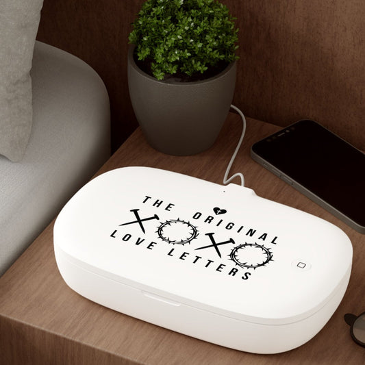 The Original Love Letters XOXO - UV Phone Sanitizer and Wireless Charging Pad