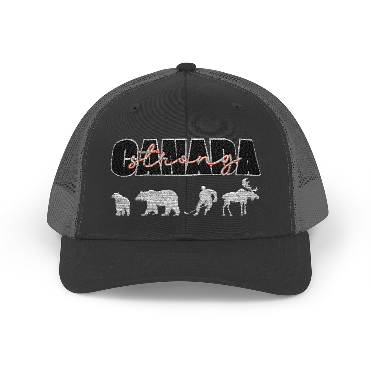 Canada Strong | Snapback Trucker Cap - White