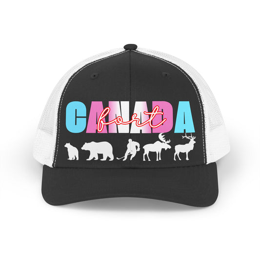 CANADA fort | Retro Snapback Trucker Hat