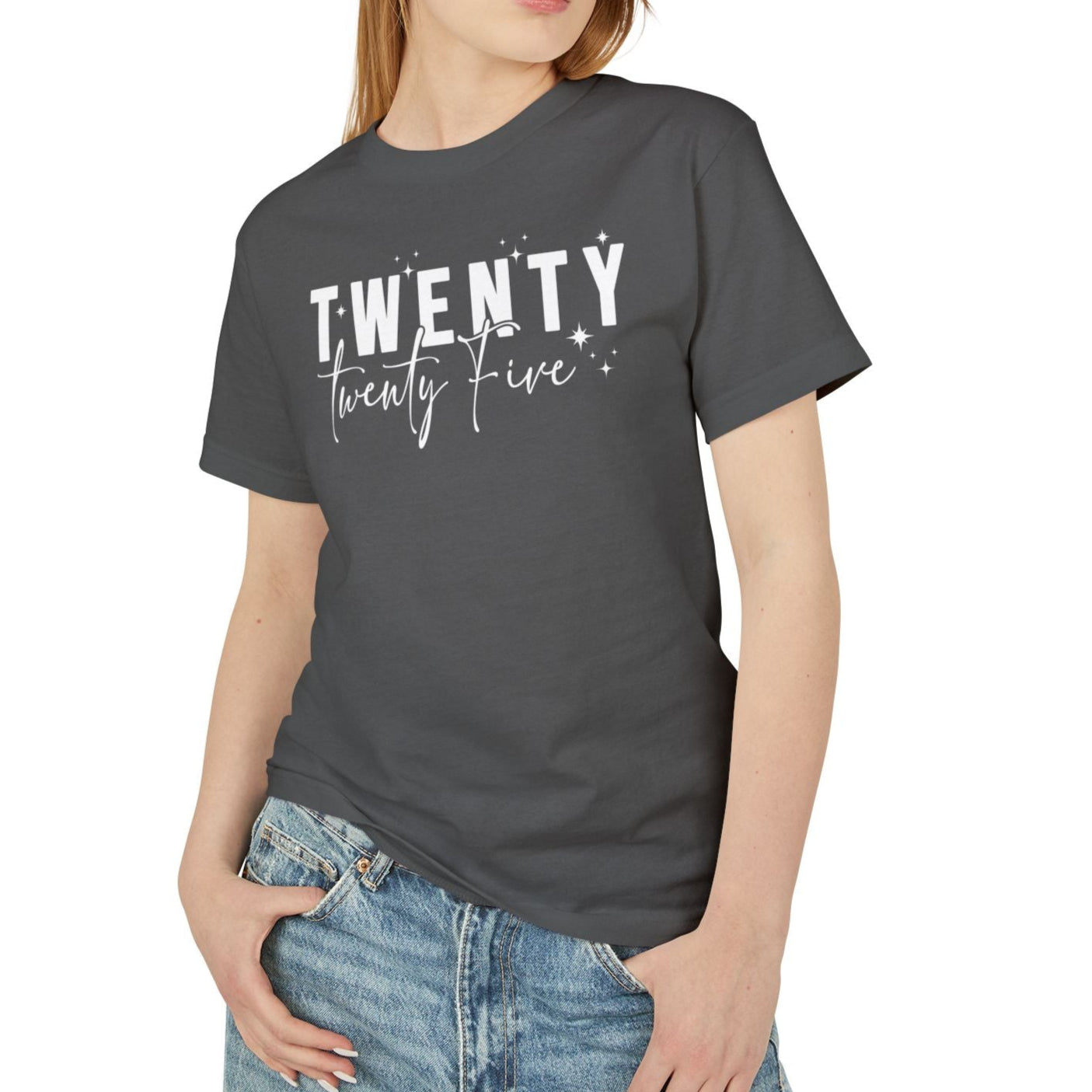 Twenty Twenty-Five - Unisex Garment-Dyed Heavyweight New Year's 2025 Cotton Tee