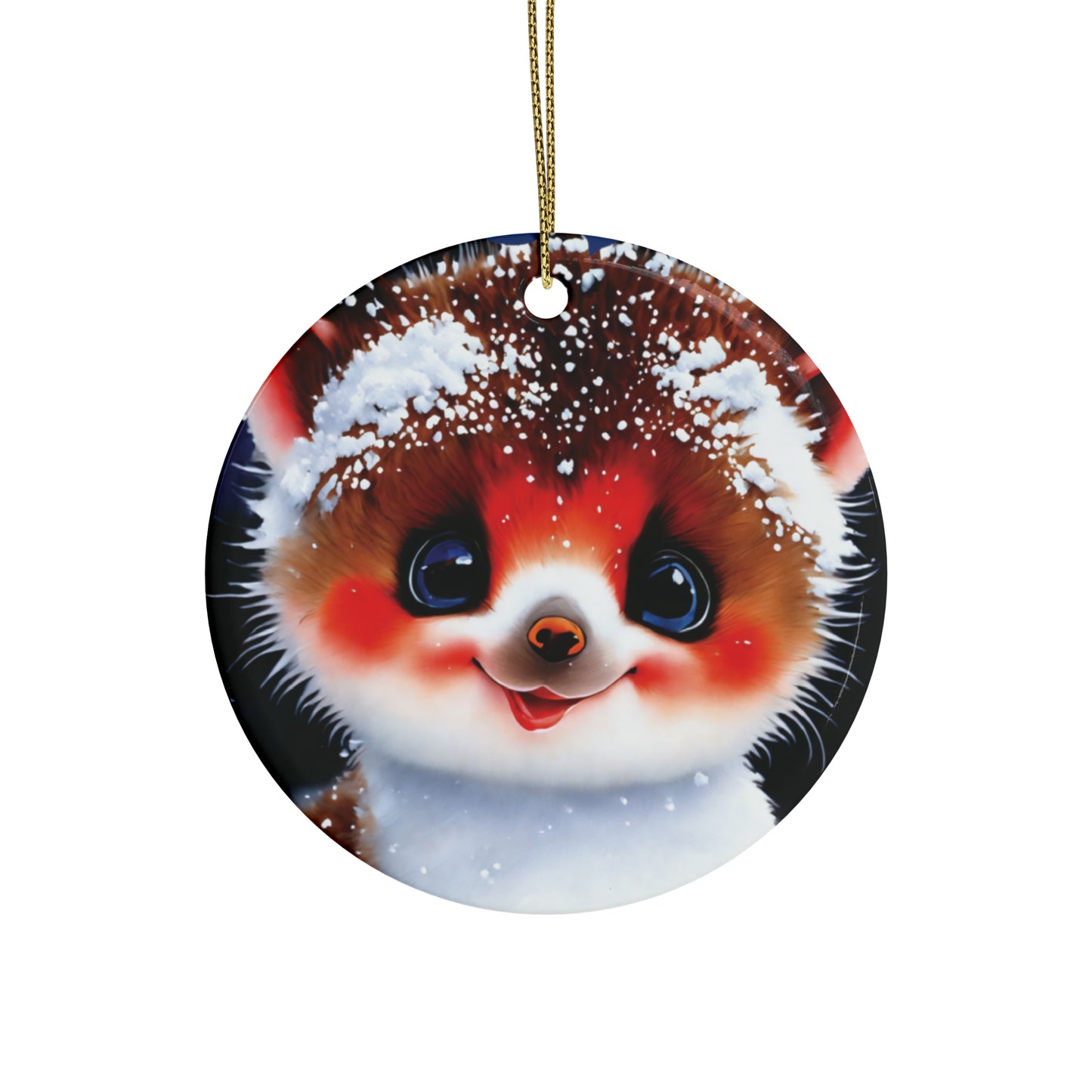 Woodland Creature | Ceramic Christmas Ornaments (1pcs, 5pcs, 10pcs, 20pcs) - 8
