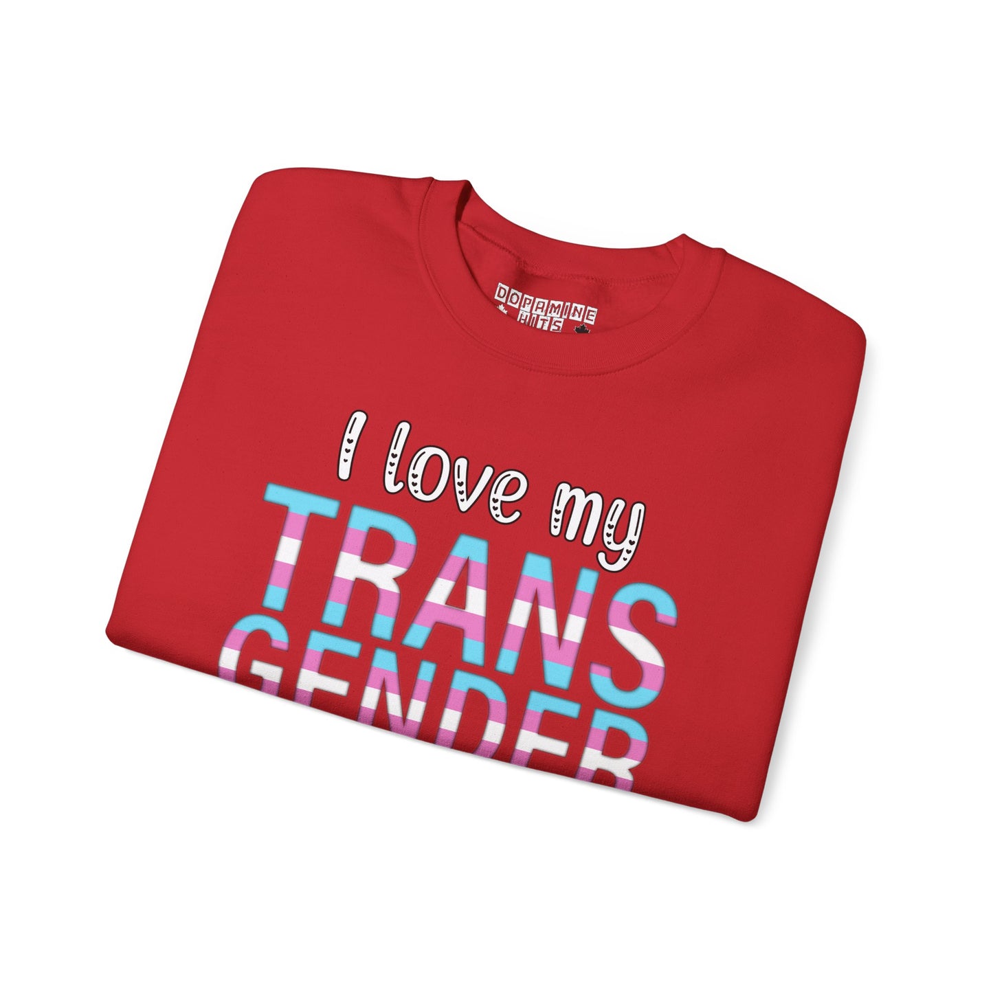I Love My Transgender Wife | Unisex Heavy Blend™ Crewneck Sweatshirt