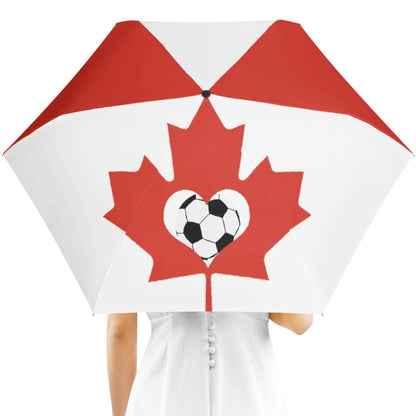 Canada Soccer - Fully Auto Open & Close Umbrella Printing Outside