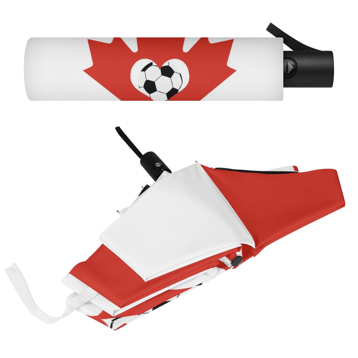 Canada Soccer - Fully Auto Open & Close Umbrella Printing Outside