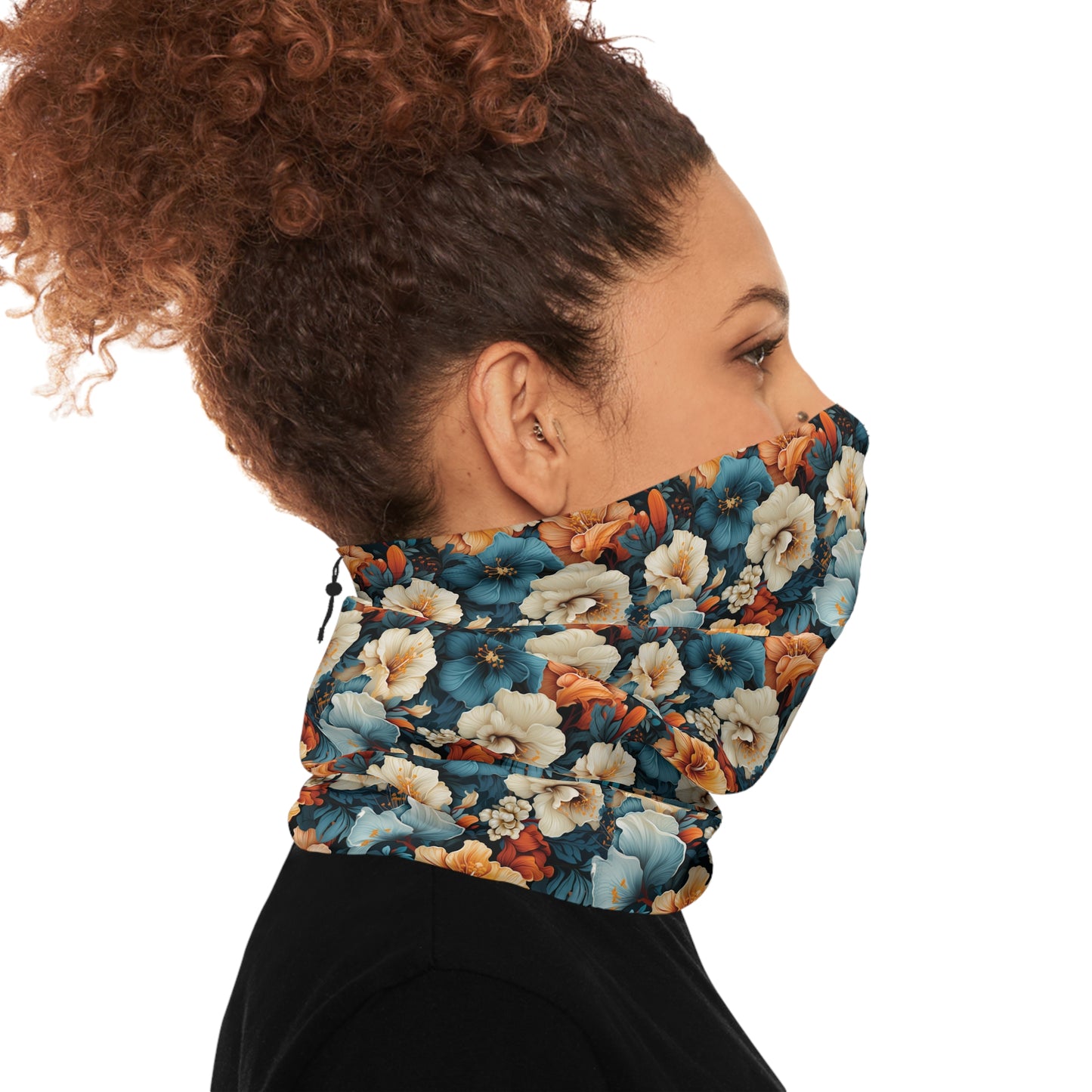 Blue & Tan Tropical Gaiter – Fall-Inspired Comfort