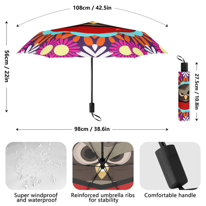 Lightweight Manual Folding Umbrella Printing Outside