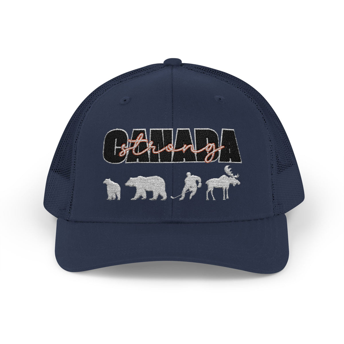 Canada Strong | Snapback Trucker Cap - White