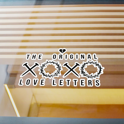 The Original Love Letters - Kiss-Cut Premium Vinyl Decals – Water-Resistant, Removable Adhesive, Durable