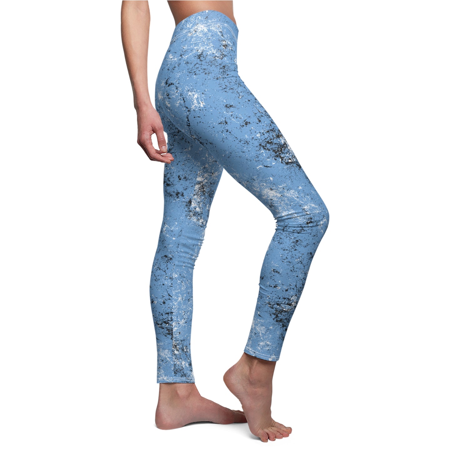 Grunge Collection - BLUE - Women's Cut & Sew Casual Leggings