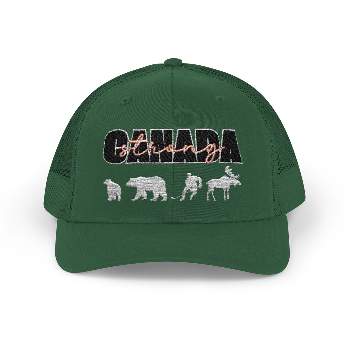 Canada Strong | Snapback Trucker Cap - White