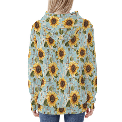 In A World Where You Can Be Anything, Be Kind - Sunflower Women's Hoodie