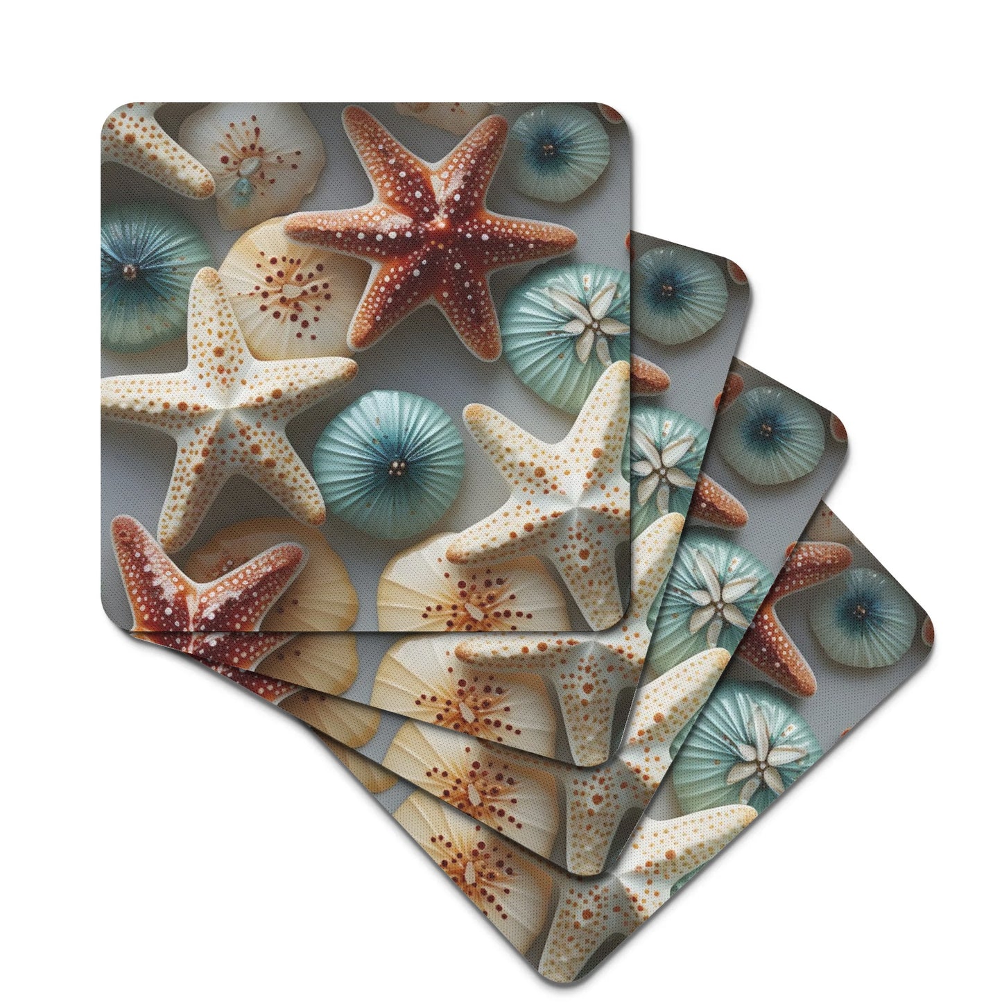 Rubber Coaster Sets of 4