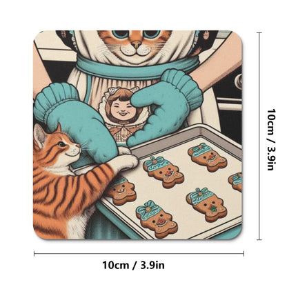 Rubber Coaster Sets of 4