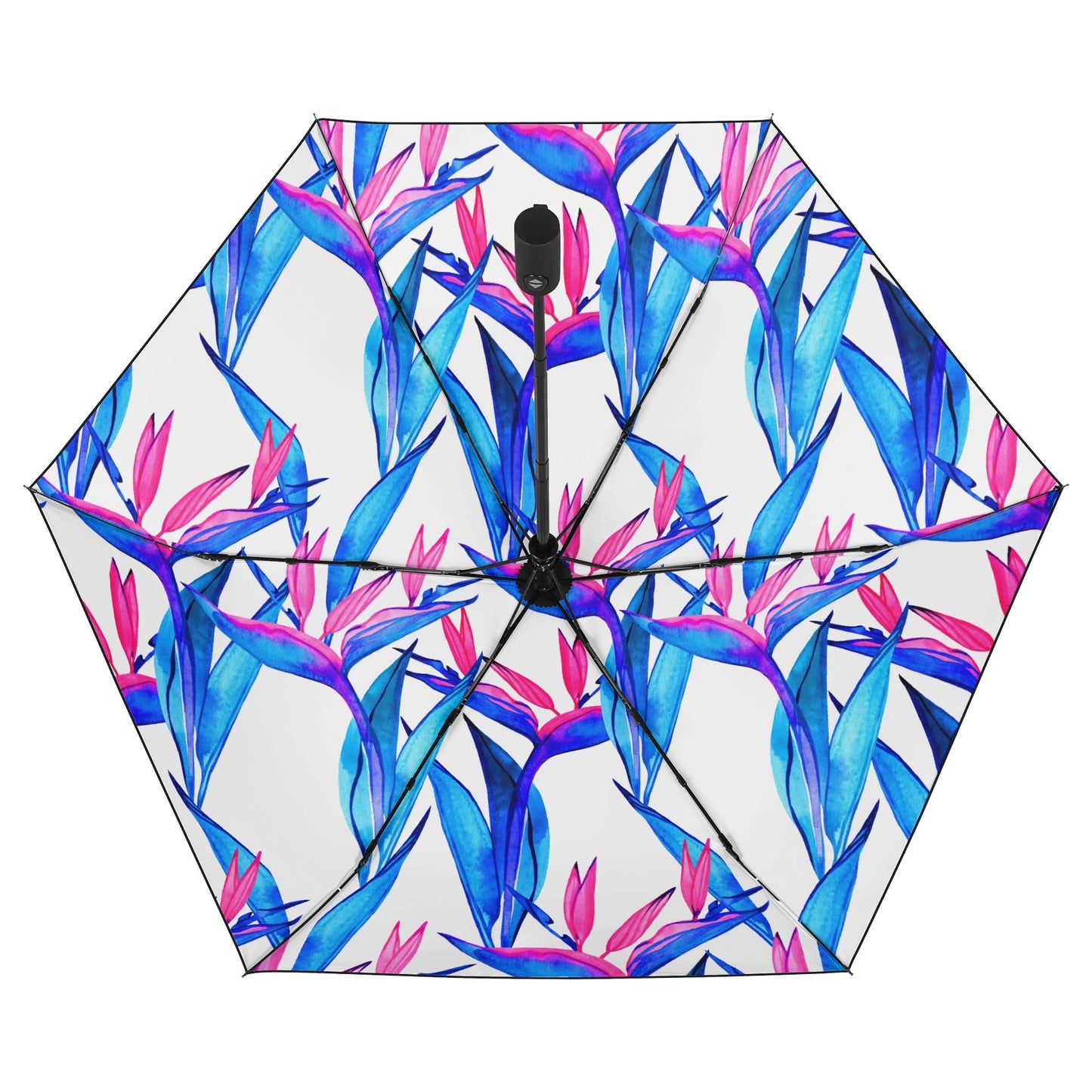 Flowered - Fully Auto Open & Close Umbrella Printing Inside