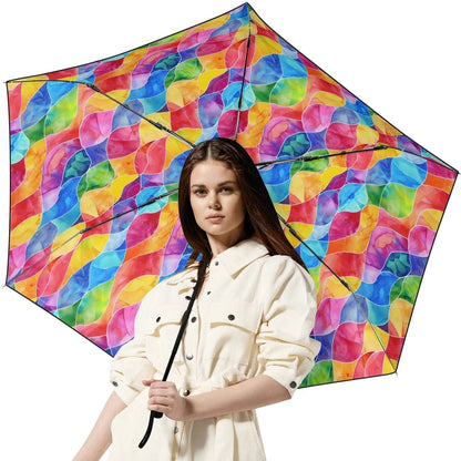 Flowered - Fully Auto Open & Close Umbrella Printing Inside