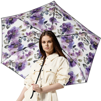 Flowered - Fully Auto Open & Close Umbrella Printing Inside