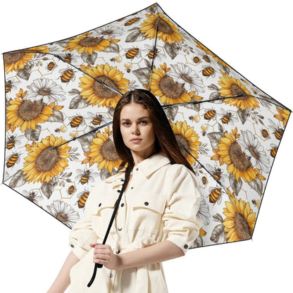 Flowered - Fully Auto Open & Close Umbrella Printing Inside