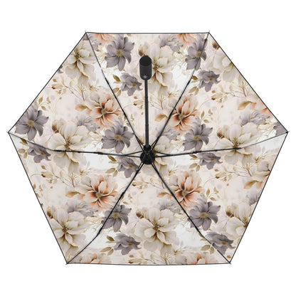 Flowered - Fully Auto Open & Close Umbrella Printing Inside