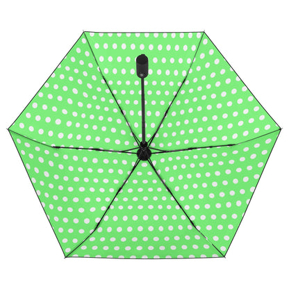 Dotted - Fully Auto Open & Close Umbrella Printing Inside - Many Colours to Choose From!