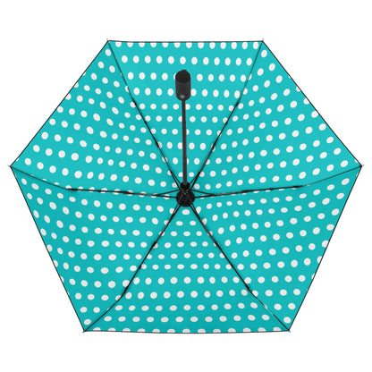 Dotted - Fully Auto Open & Close Umbrella Printing Inside - Many Colours to Choose From!