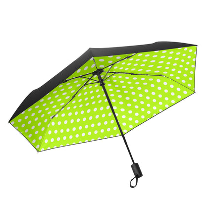 Dotted - Fully Auto Open & Close Umbrella Printing Inside - Many Colours to Choose From!