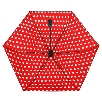 Dotted - Fully Auto Open & Close Umbrella Printing Inside - Many Colours to Choose From!