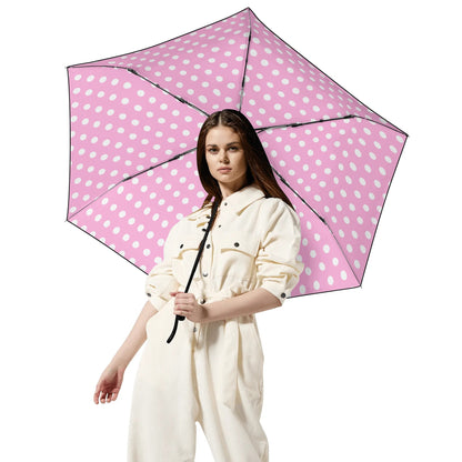 Dotted - Fully Auto Open & Close Umbrella Printing Inside - Many Colours to Choose From!