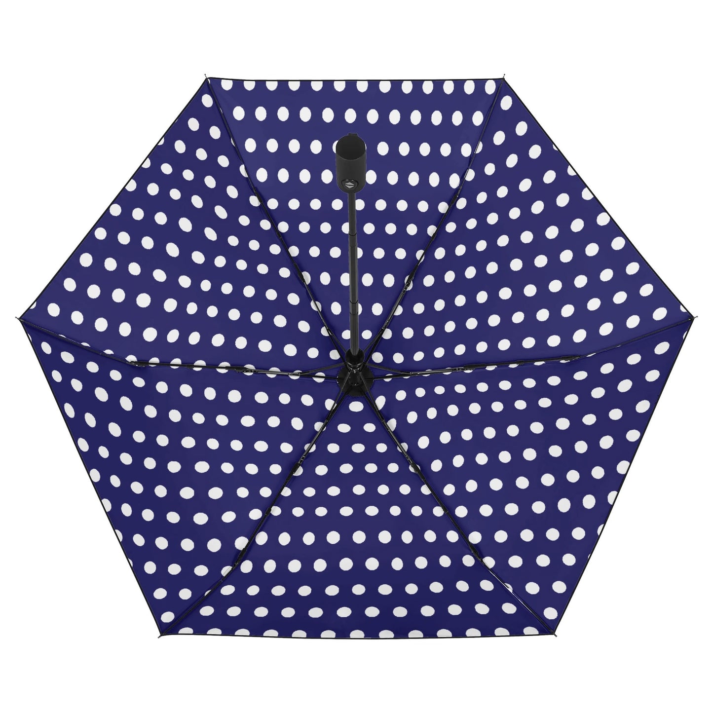 Dotted - Fully Auto Open & Close Umbrella Printing Inside - Many Colours to Choose From!