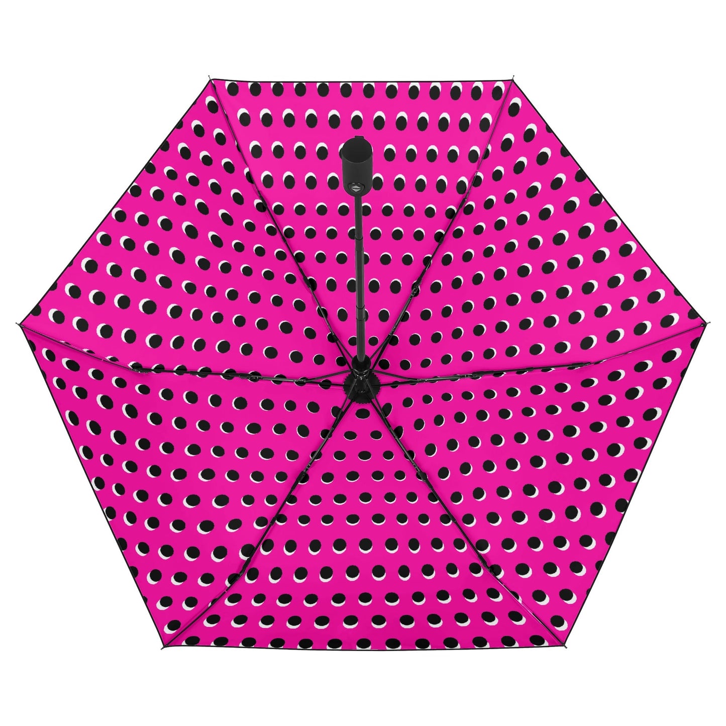 Dotted - Fully Auto Open & Close Umbrella Printing Inside - Many Colours to Choose From!