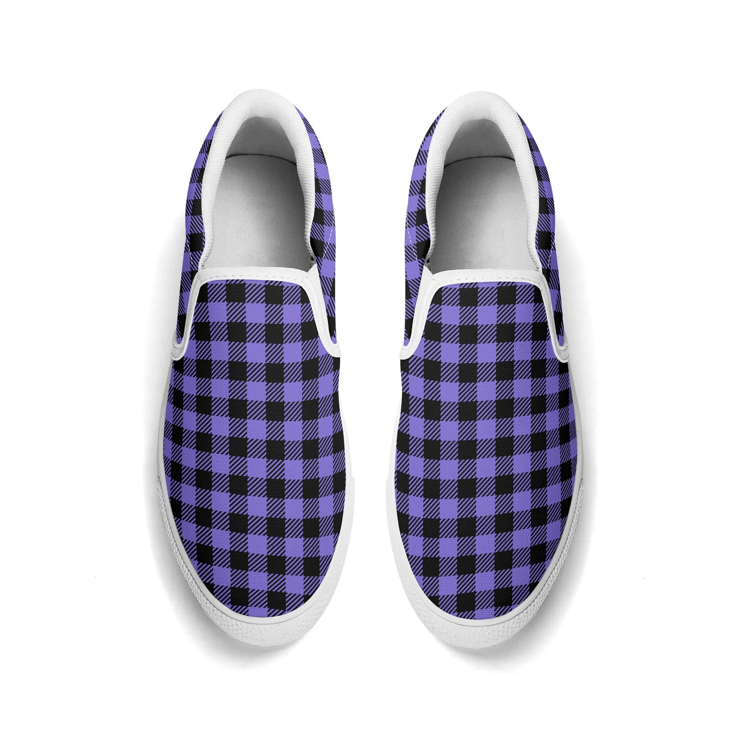 Men's Blue and Purple Shades - Rubber Soled Loafers - Slip On Shoes