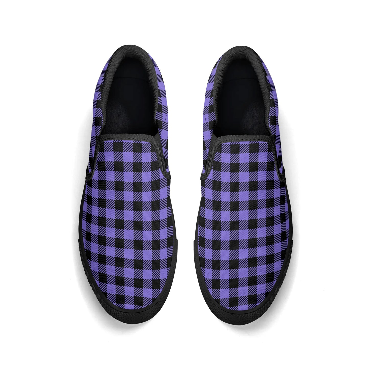 Men's Blue and Purple Shades - Rubber Soled Loafers - Slip On Shoes