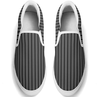 Mens Striped Rubber Loafers