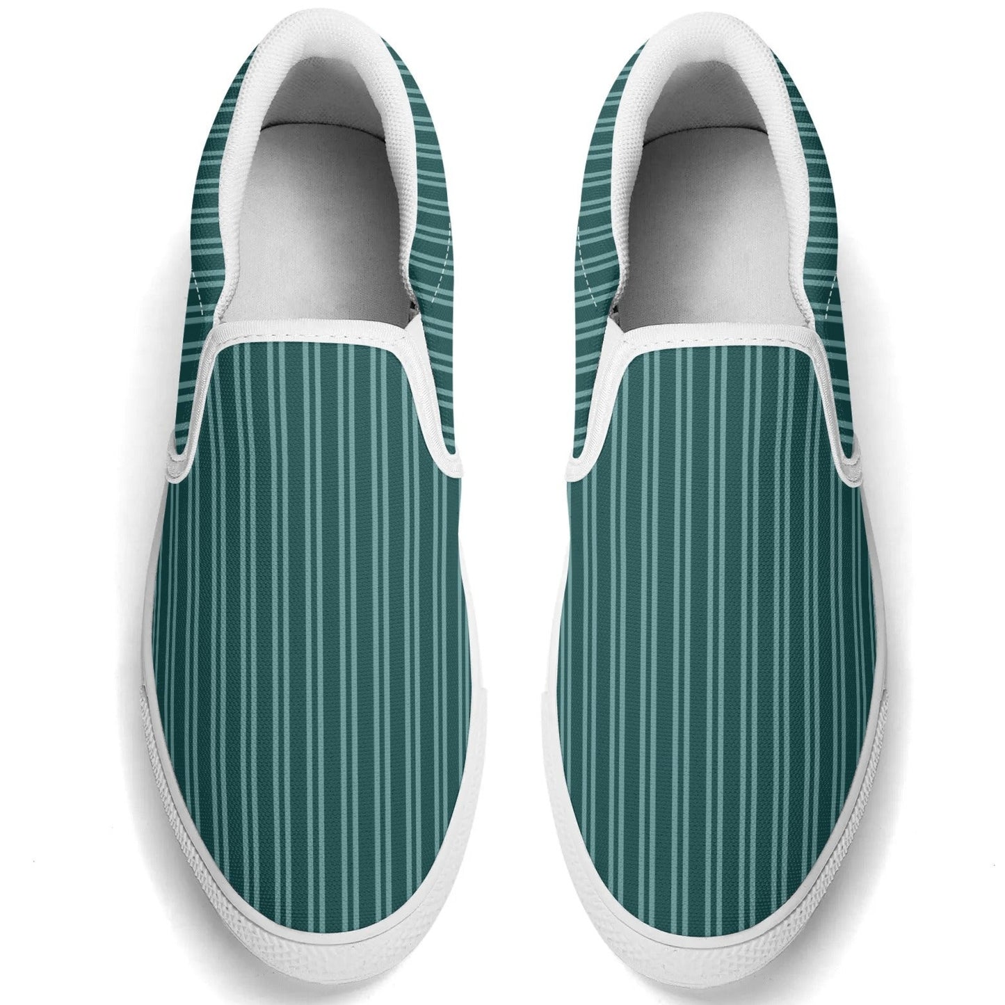 Mens Striped Rubber Loafers