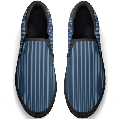 Mens Striped Rubber Loafers